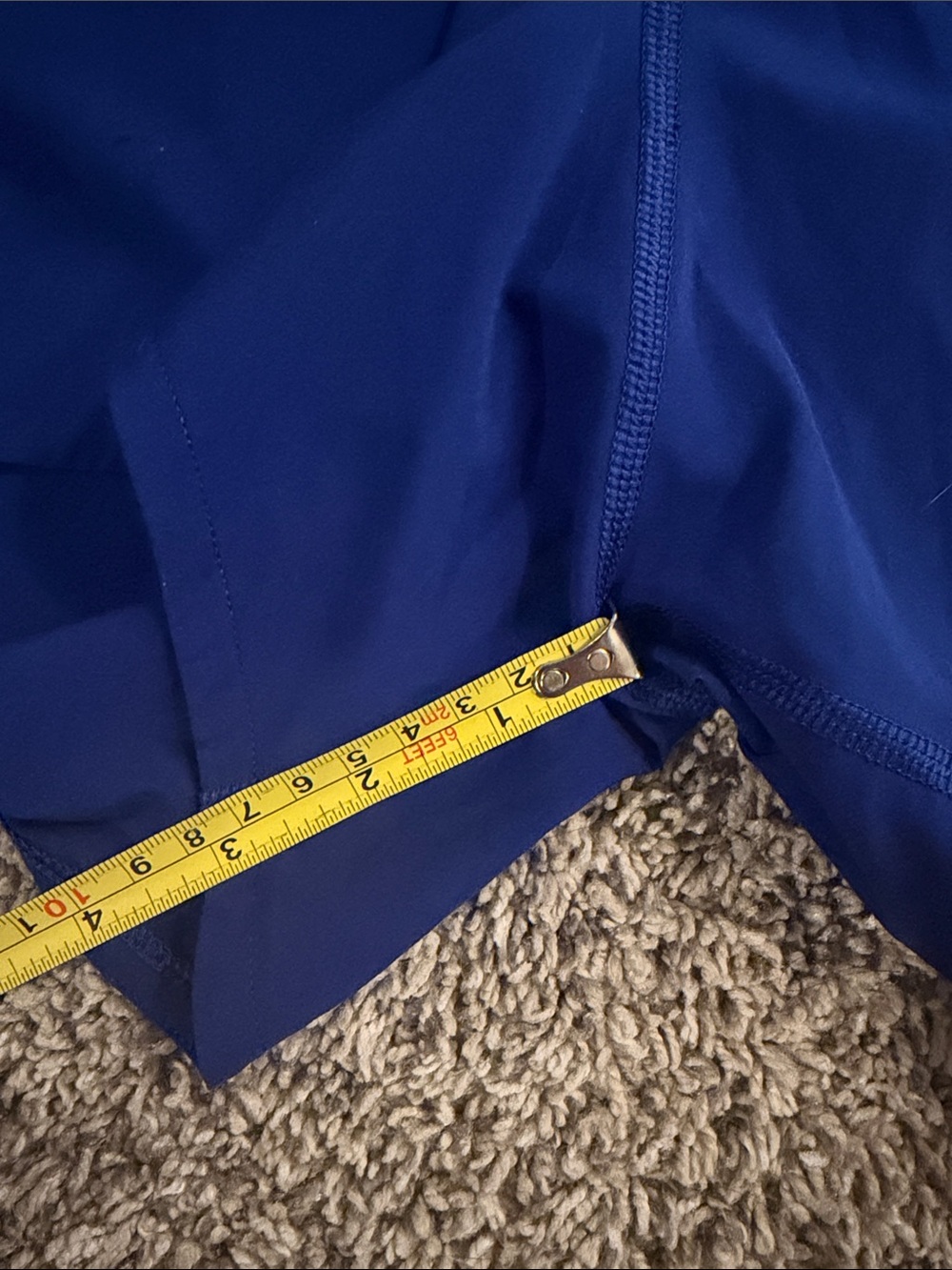 Lululemon Speed Up Running Shorts Royal Blue Size 10 - Picture 13 of 15